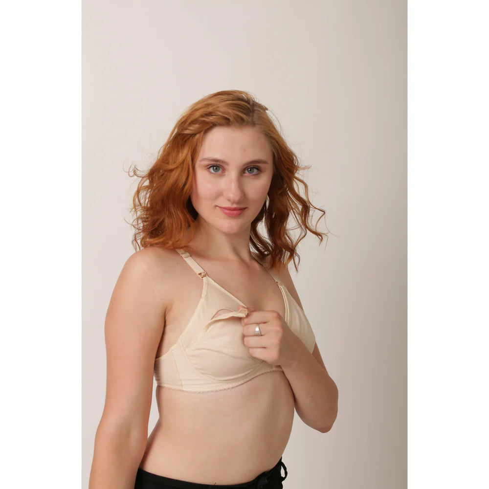 Mimosa - Comfiest Open Cups With Clip Nursing / Maternity Bra