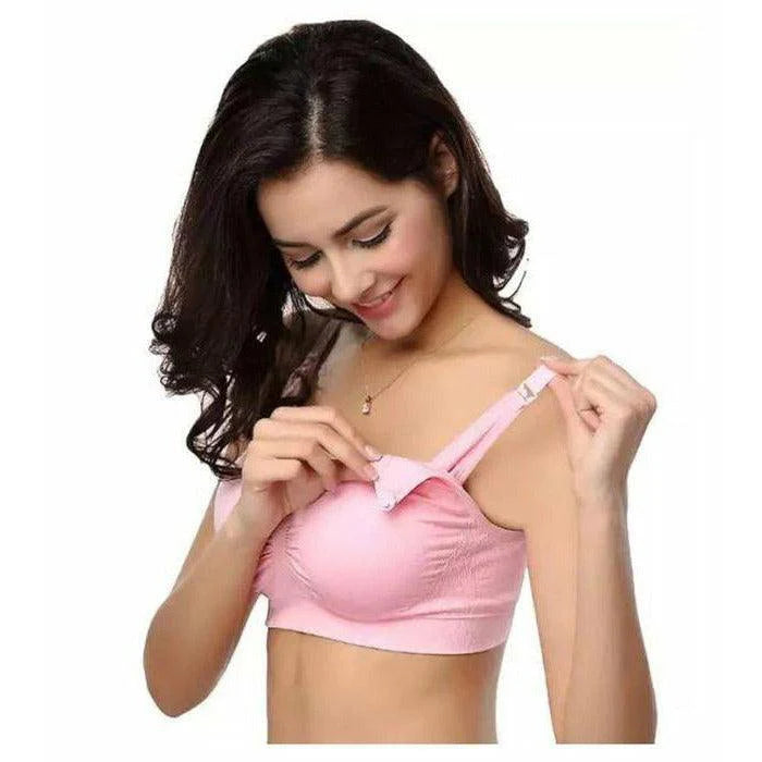 Mimosa - Comfiest Open Cups With Clip Nursing / Maternity Bra